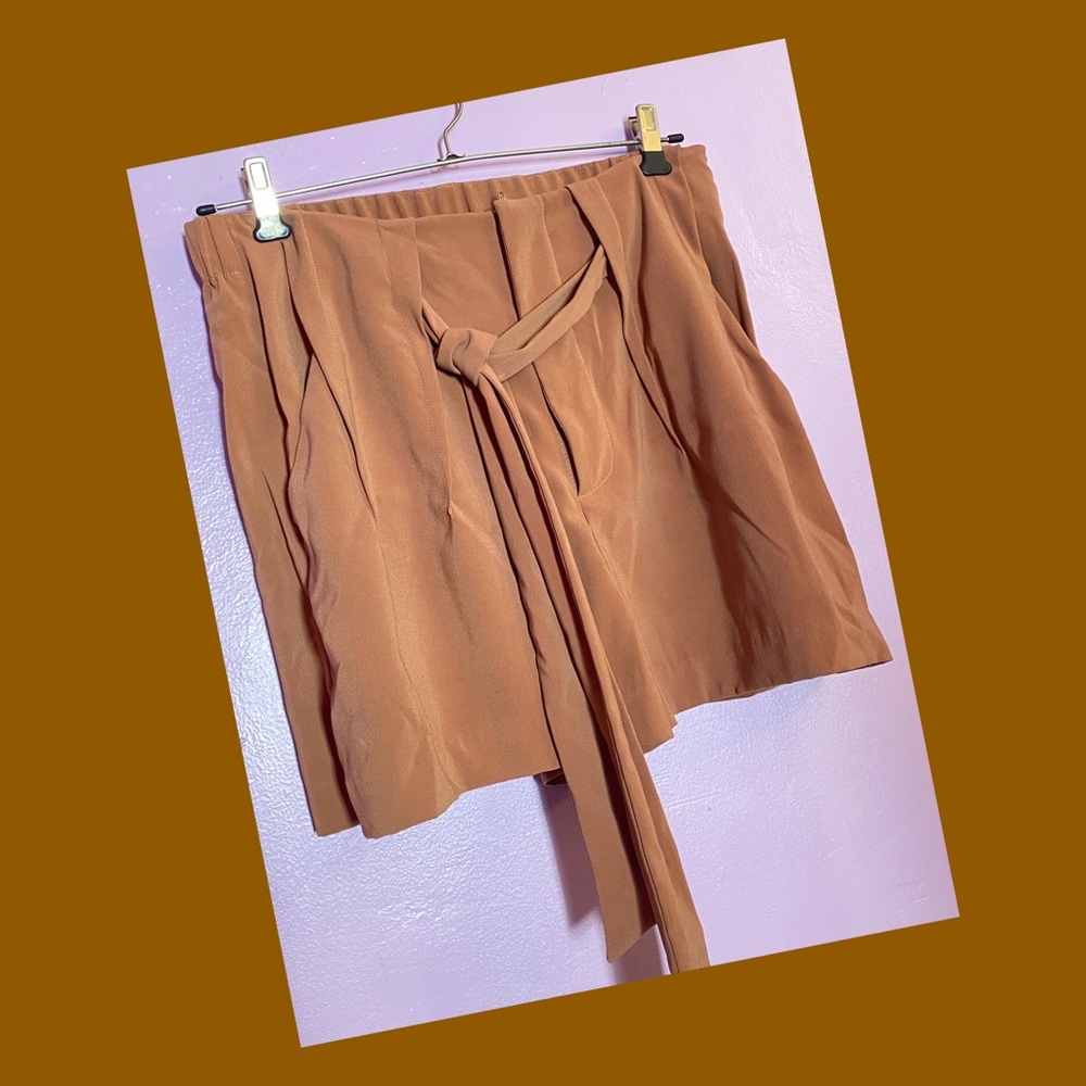 Octavia high waisted paper bag shorts